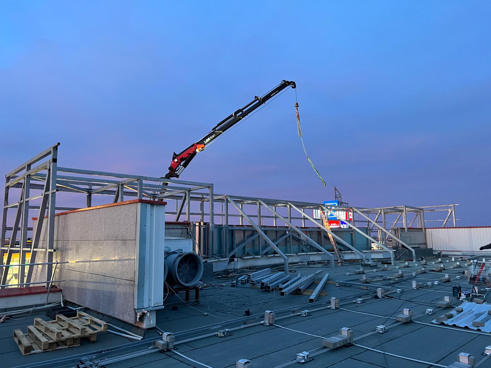 Industrial facade installation reference photo 4