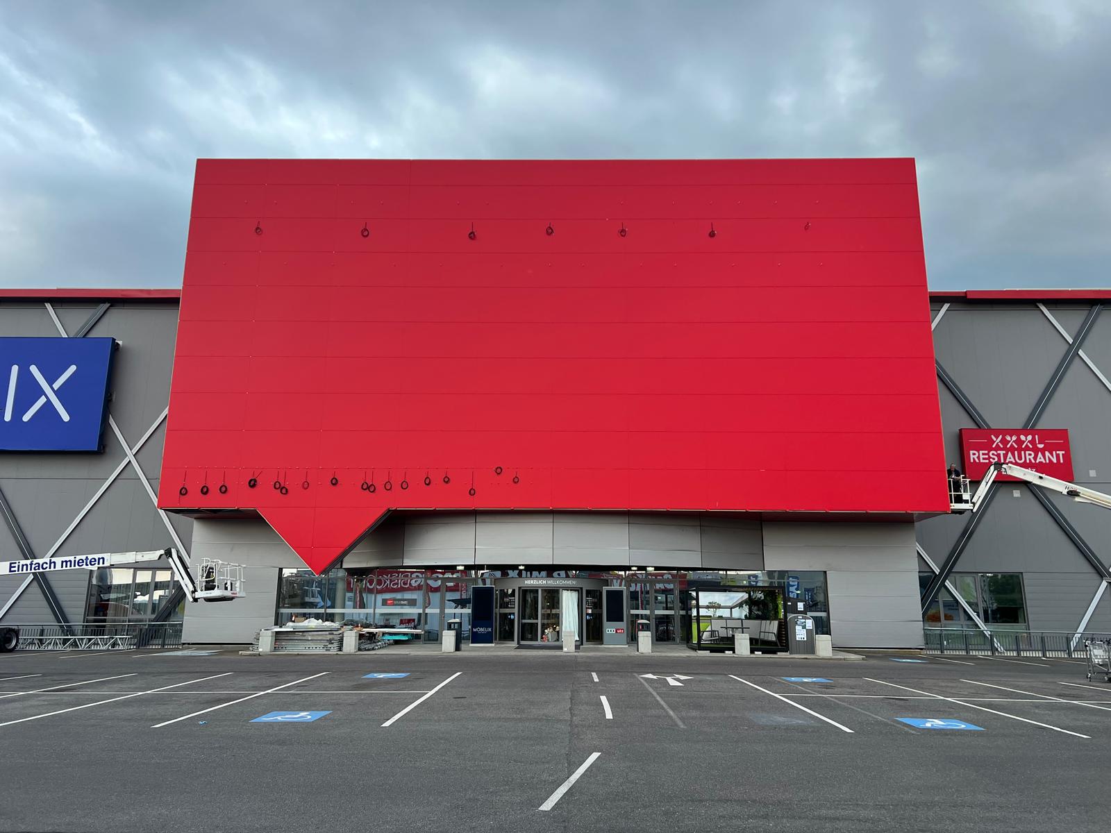 Industrial facade installation reference photo 9